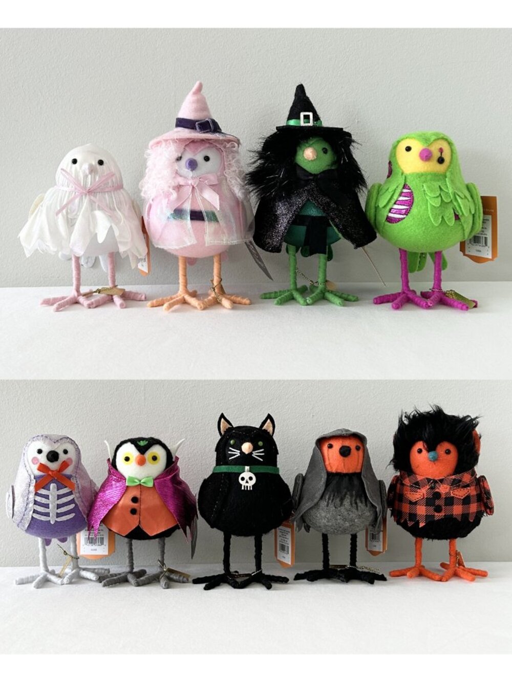 2025 Target Halloween Birds Complete Set of 9 Hyde Eek Moldy Wicked Witches NWT